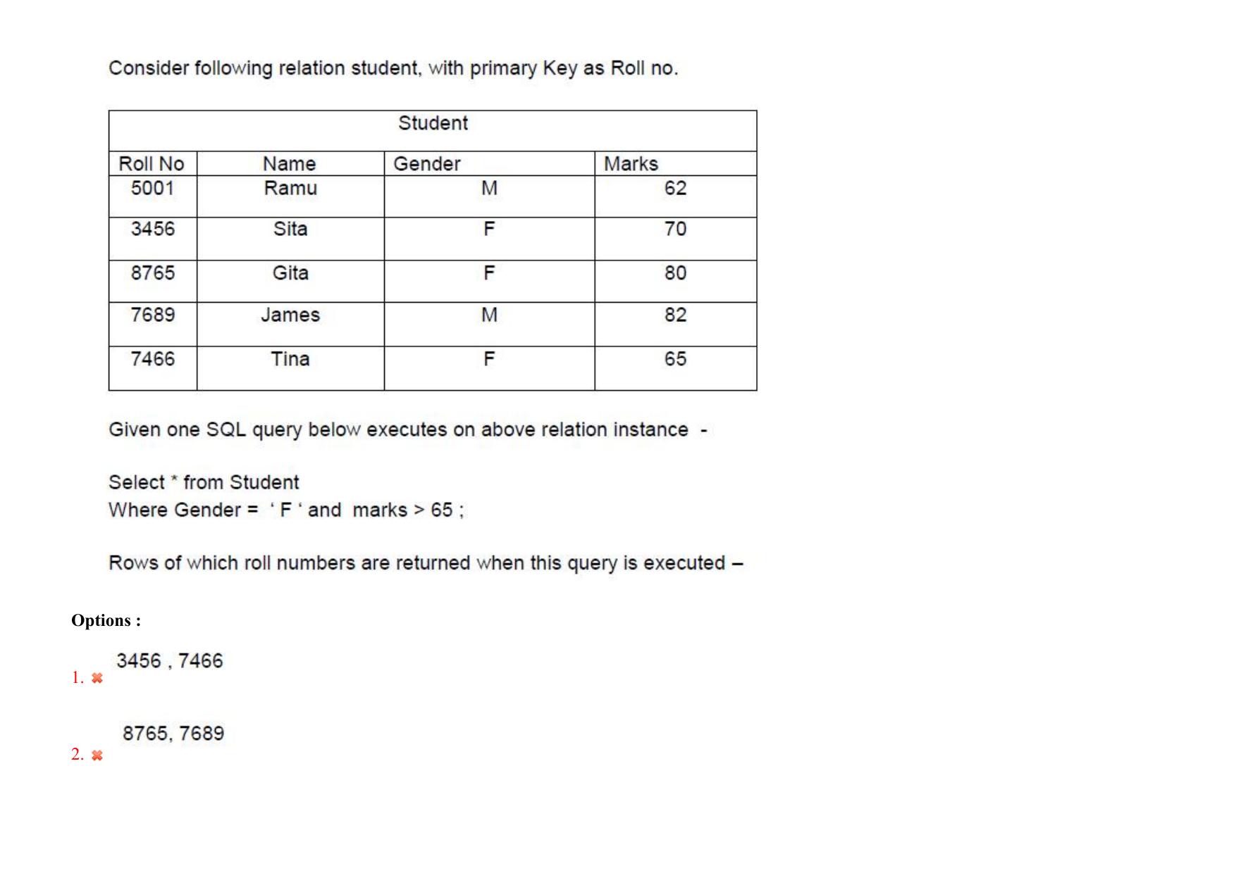 TS CPGET 2023 M Sc Computer Science (Shift 2) Question Paper with Answer Key - Page 55