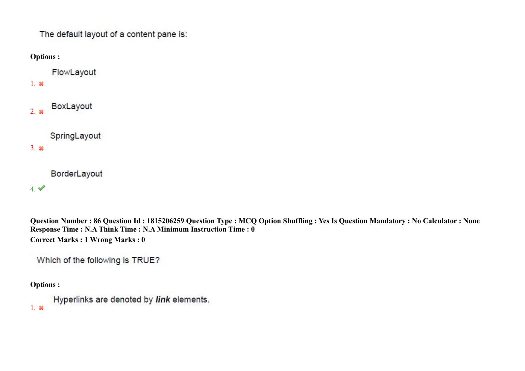 TS CPGET 2023 M Sc Computer Science (Shift 2) Question Paper with Answer Key - Page 76