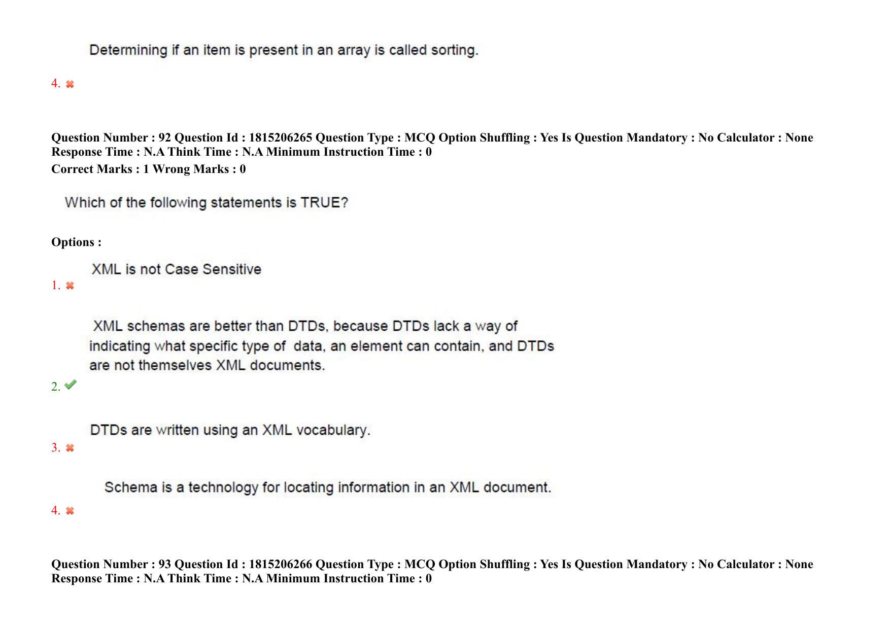 TS CPGET 2023 M Sc Computer Science (Shift 2) Question Paper with Answer Key - Page 82
