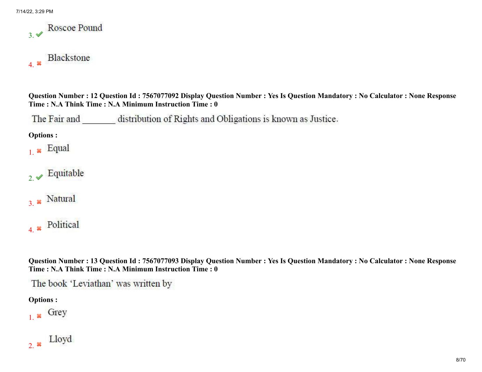 AP PGLCET 2022 Question Paper - Page 8