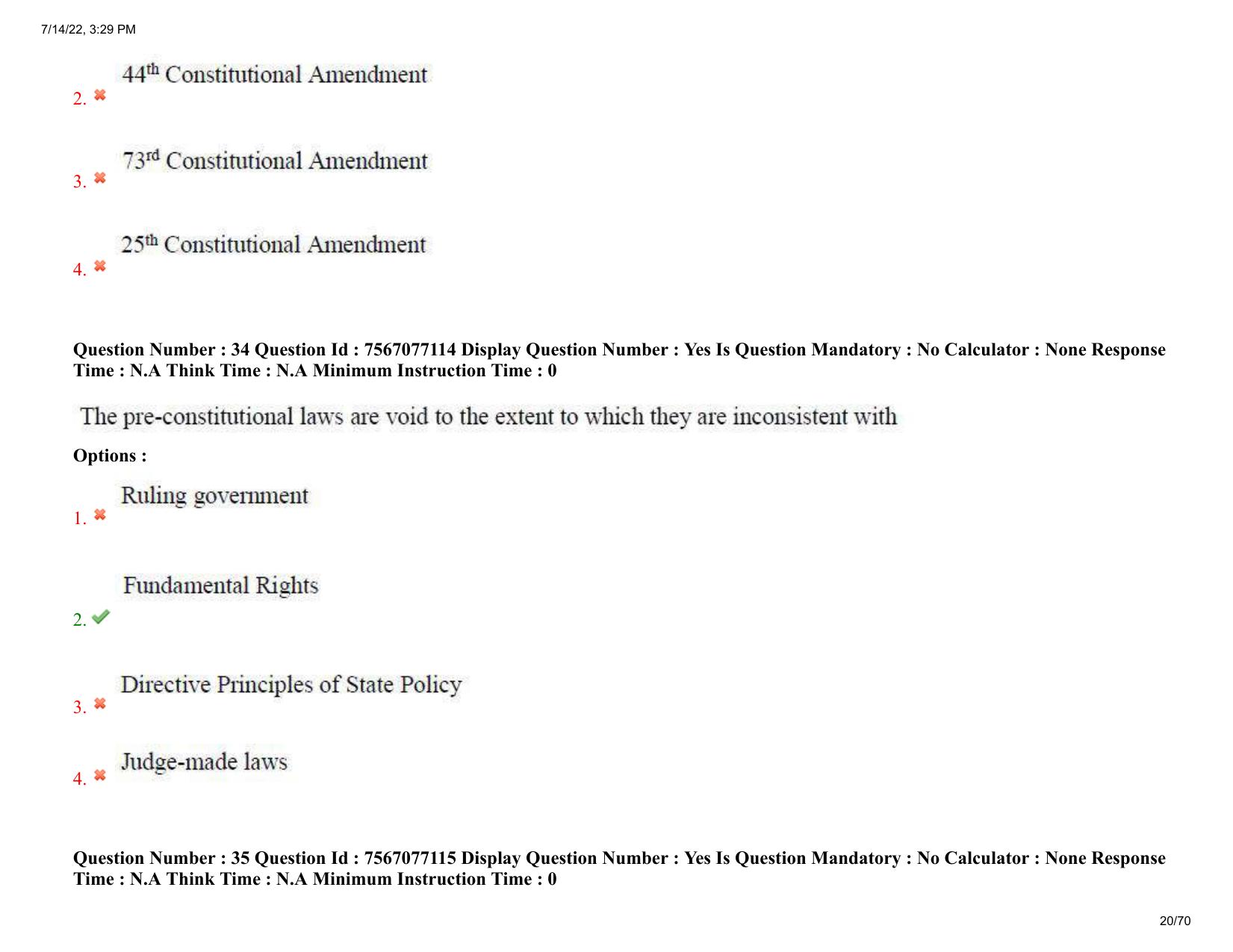 AP PGLCET 2022 Question Paper - Page 20