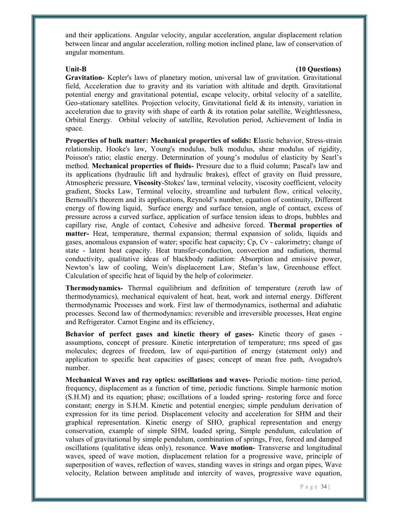 Rajasthan JET Exam Syllabus - Page 36
