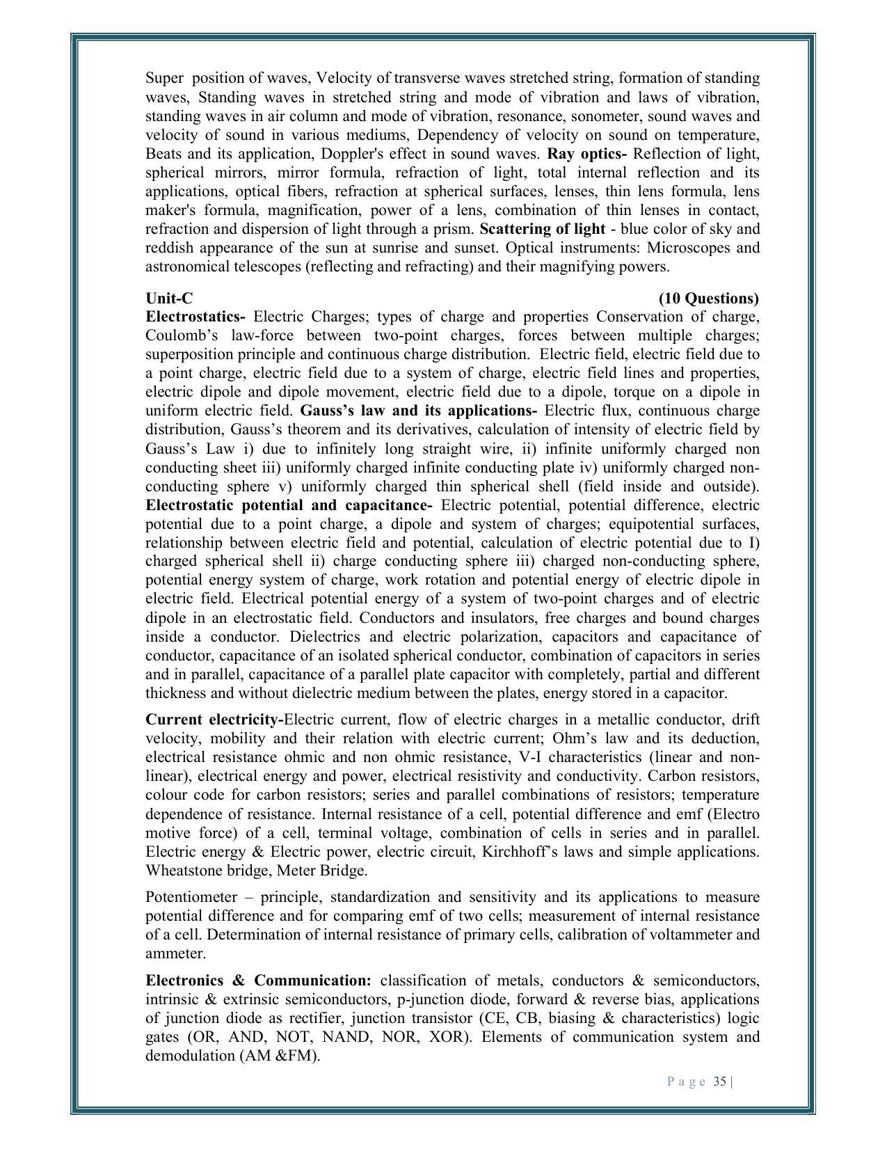 Rajasthan JET Exam Syllabus - Page 37