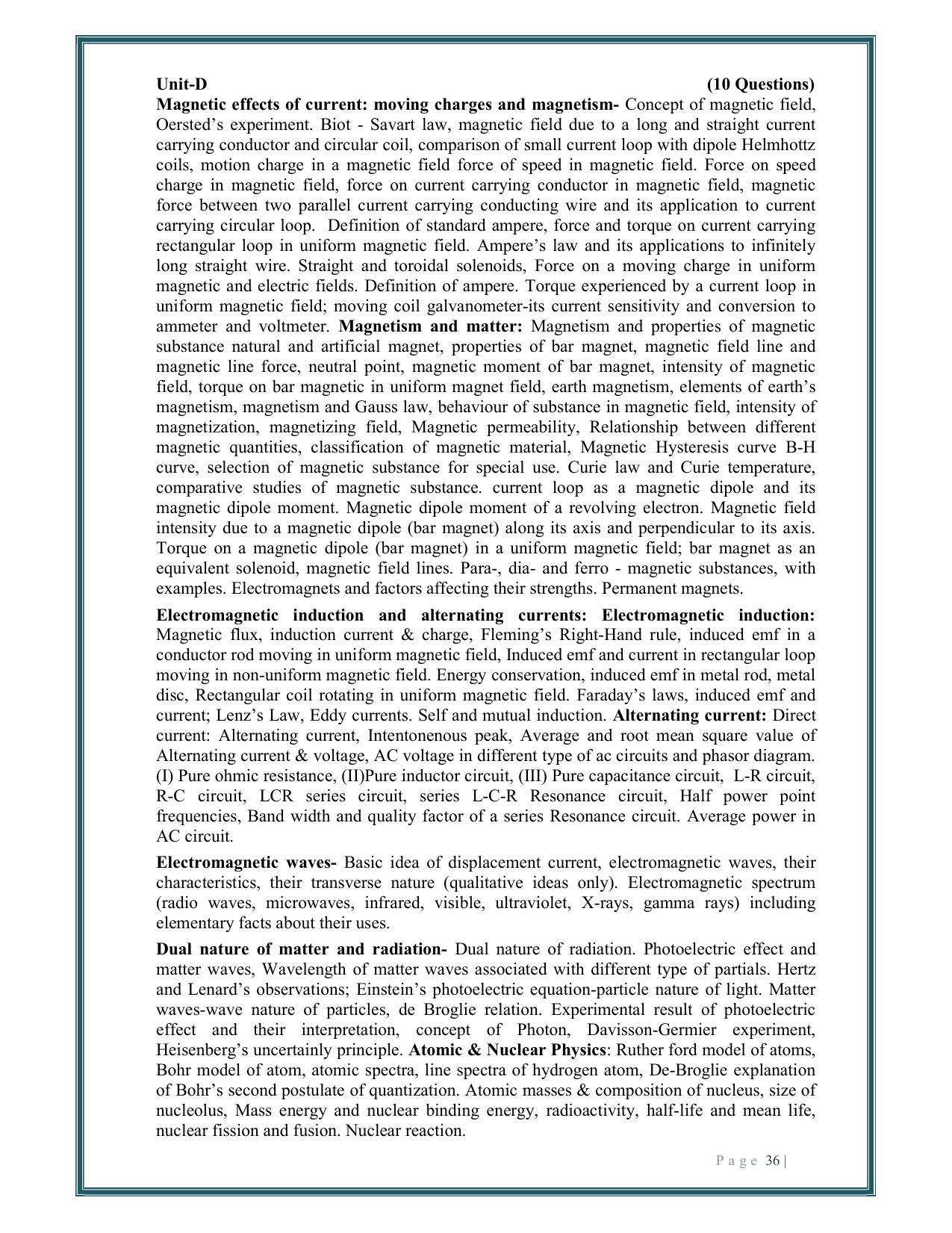 Rajasthan JET Exam Syllabus - Page 38