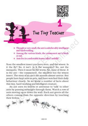 NCERT Book for Class 7 English (An Alien Hand): Chapter 1-The Tiny Teacher