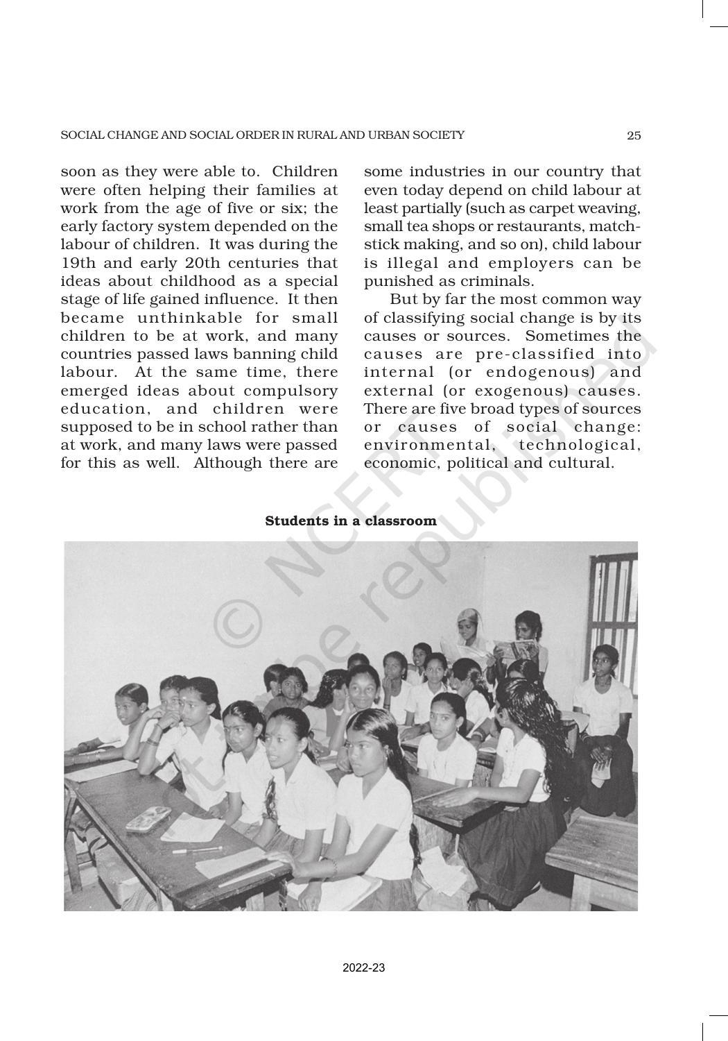 NCERT Book for Class 11 Sociology (Part-II) Chapter 2 Social Change and Social Order in Rural and Urban Society - Page 4