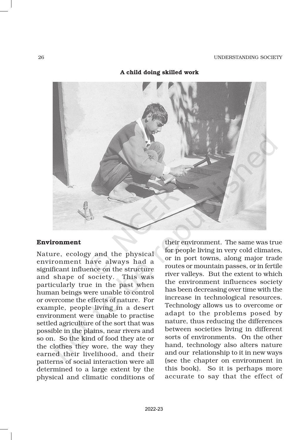 NCERT Book for Class 11 Sociology (Part-II) Chapter 2 Social Change and Social Order in Rural and Urban Society - Page 5