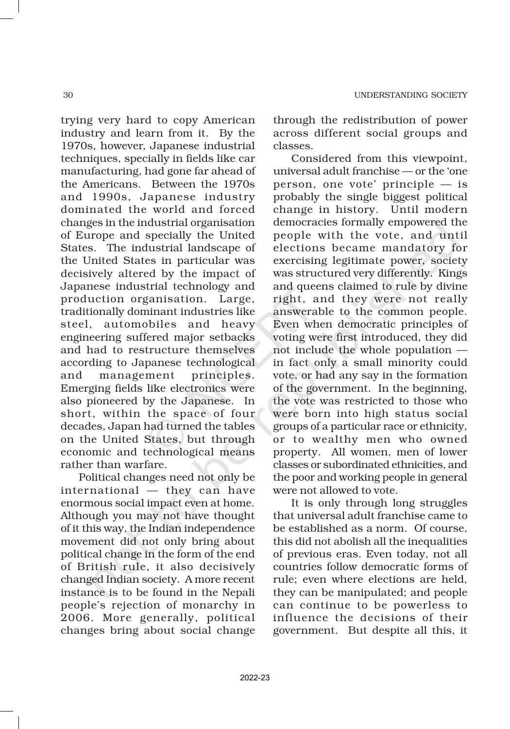 NCERT Book for Class 11 Sociology (Part-II) Chapter 2 Social Change and Social Order in Rural and Urban Society - Page 9