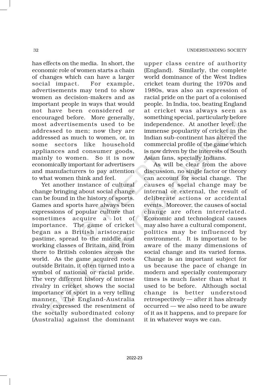 NCERT Book for Class 11 Sociology (Part-II) Chapter 2 Social Change and Social Order in Rural and Urban Society - Page 11