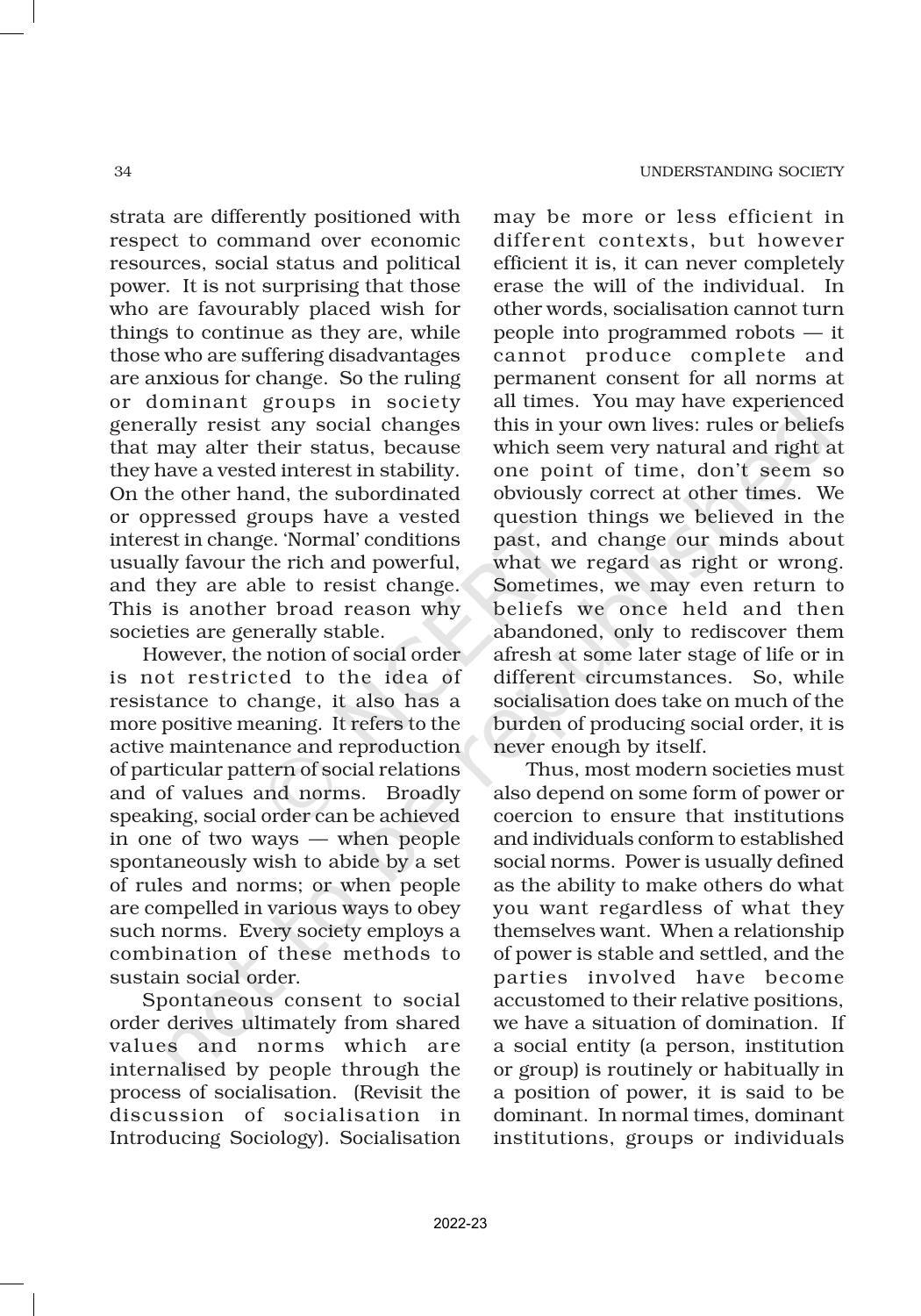 NCERT Book for Class 11 Sociology (Part-II) Chapter 2 Social Change and Social Order in Rural and Urban Society - Page 13