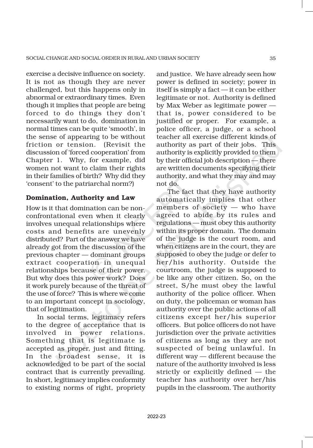 NCERT Book for Class 11 Sociology (Part-II) Chapter 2 Social Change and Social Order in Rural and Urban Society - Page 14