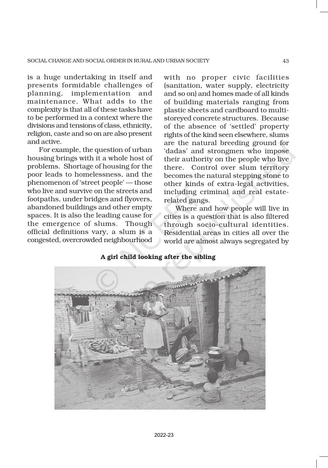 NCERT Book for Class 11 Sociology (Part-II) Chapter 2 Social Change and Social Order in Rural and Urban Society - Page 22