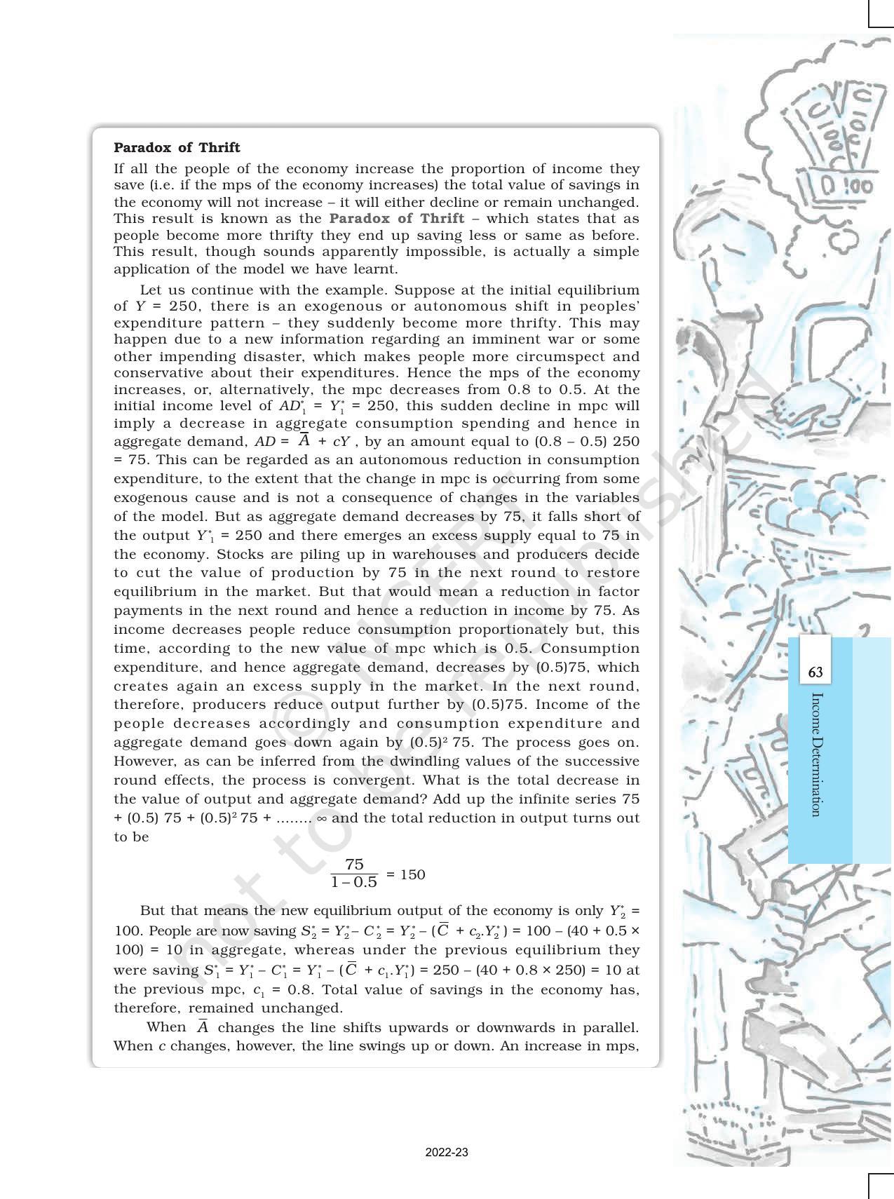 NCERT Book for Class 12 Economics (Macroeconomics) Chapter 4 Determination of Income and Employment - Page 11