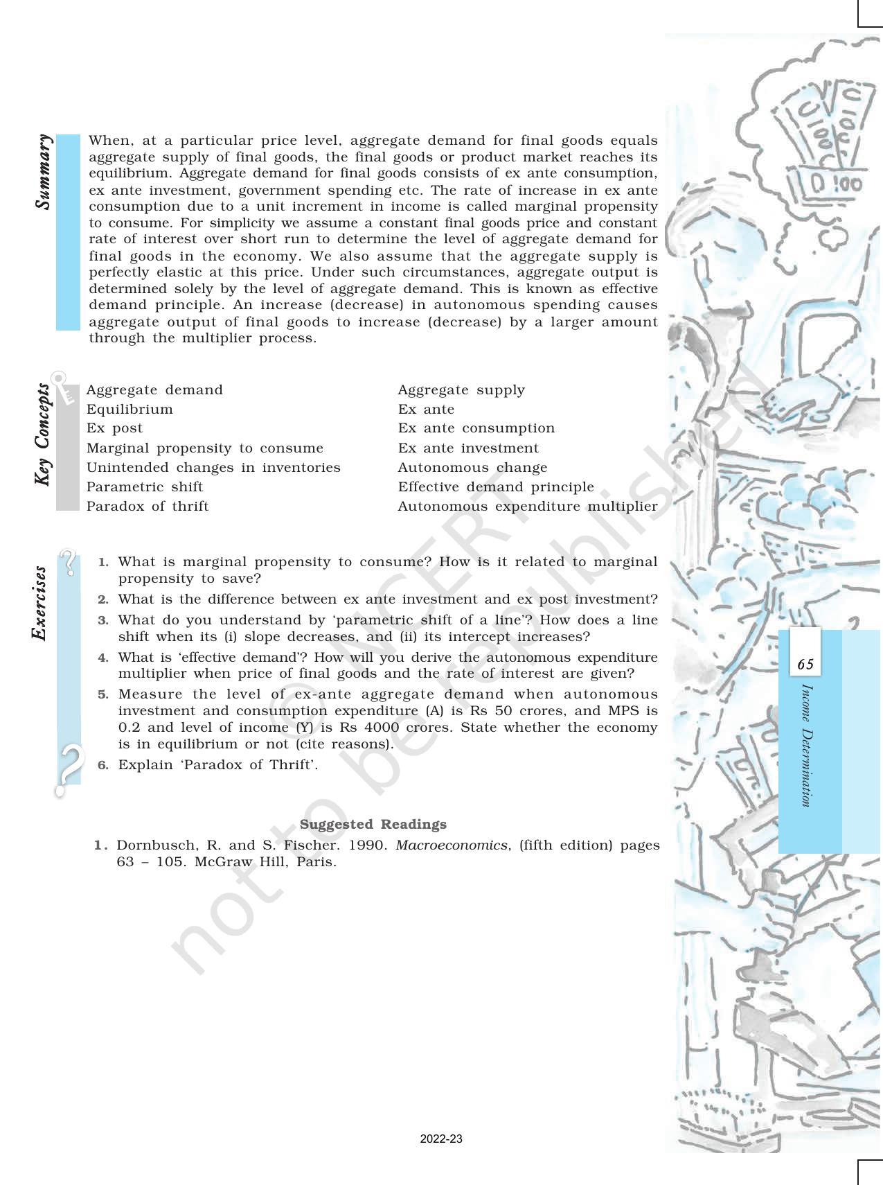 NCERT Book for Class 12 Economics (Macroeconomics) Chapter 4 Determination of Income and Employment - Page 13