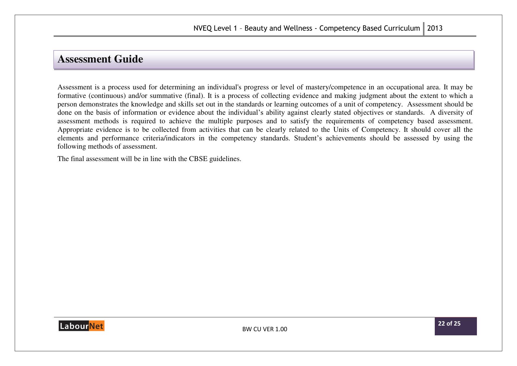 Maharashtra SSC Beauty and Wellness Syllabus - Page 22