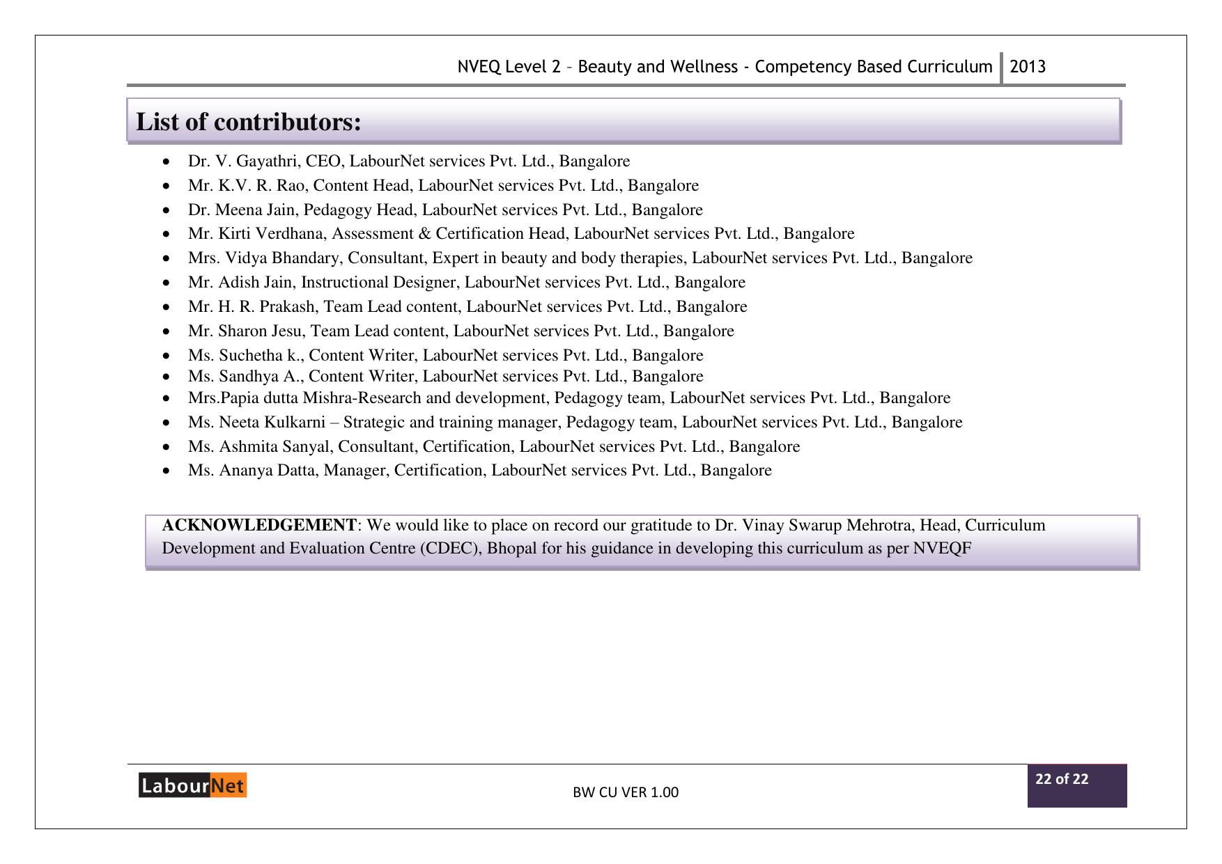 Maharashtra SSC Beauty and Wellness Syllabus - Page 47