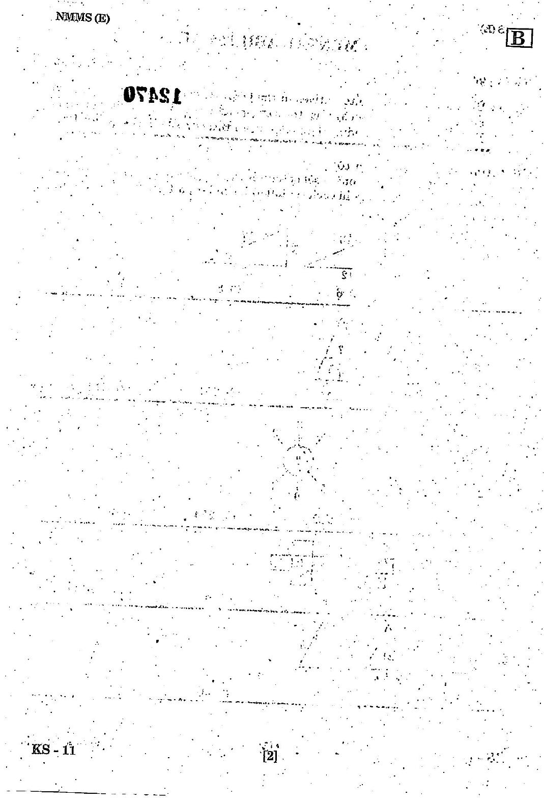 NMMS Feb 2021 - Booklet Code-B (English Medium) - Page 2