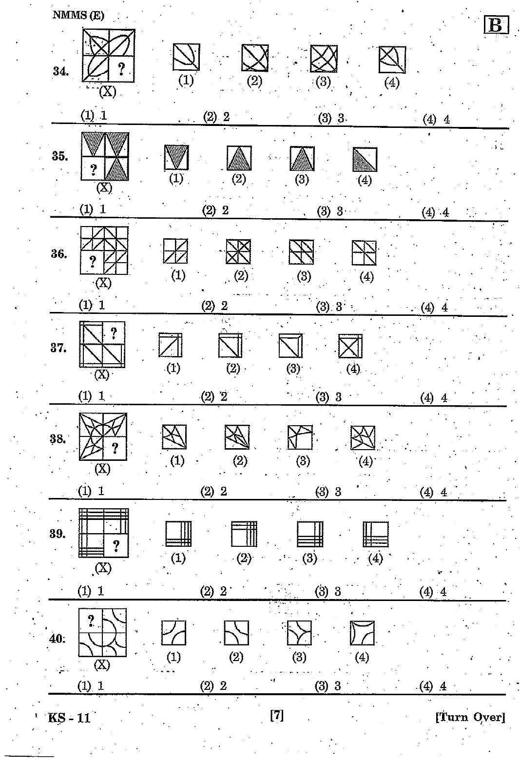 NMMS Feb 2021 - Booklet Code-B (English Medium) - Page 7