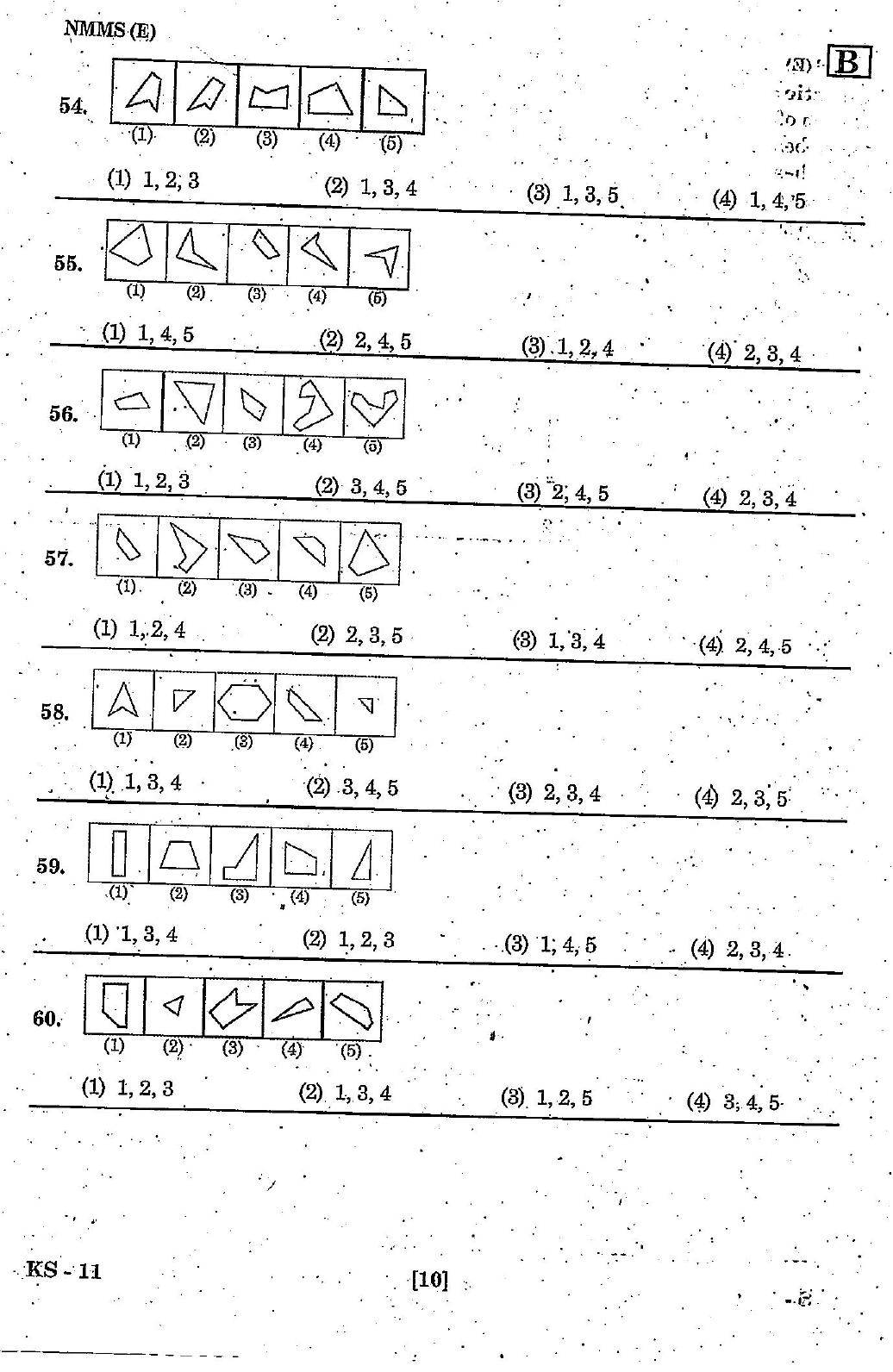 NMMS Feb 2021 - Booklet Code-B (English Medium) - Page 10