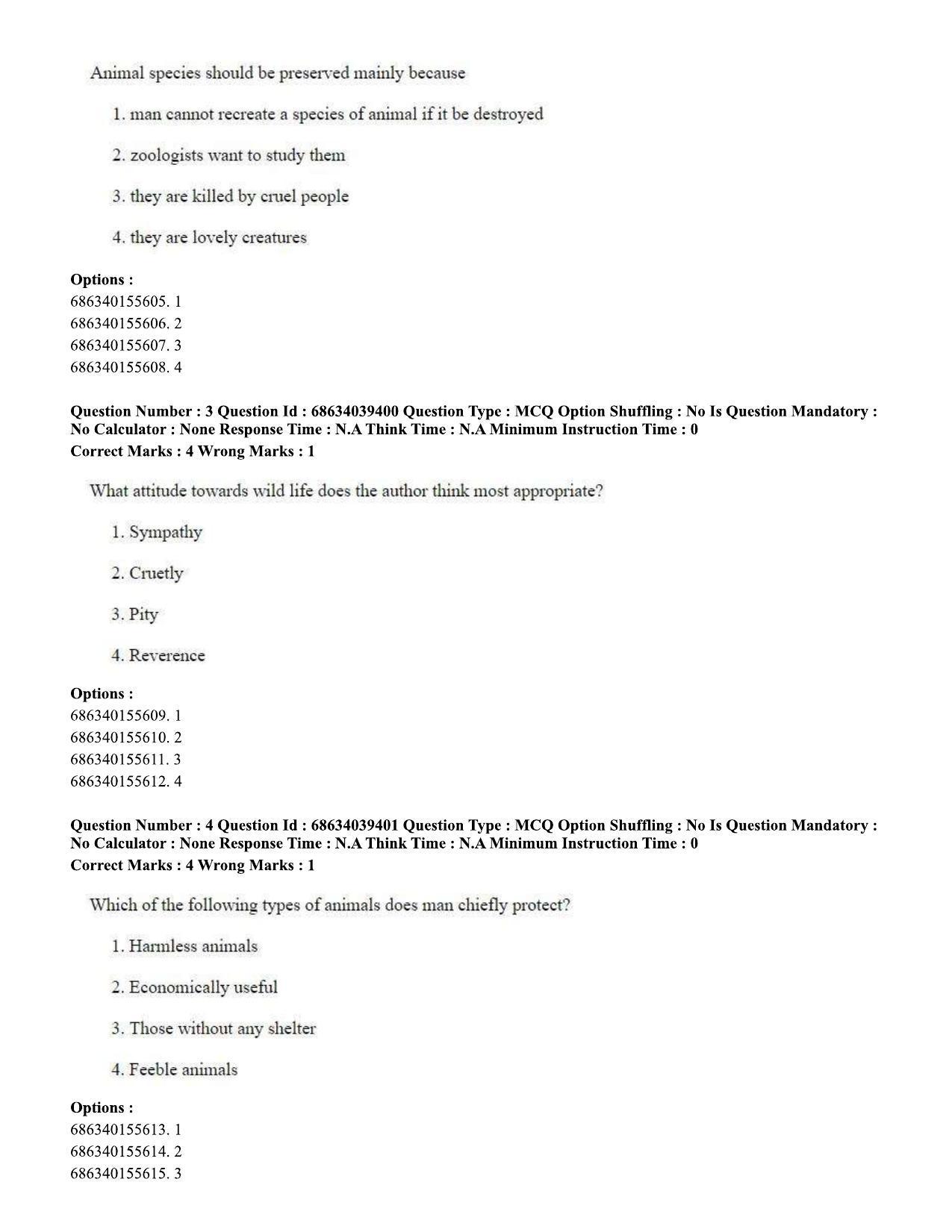 CUET PG 2023: SCQP05 – Biochemistry (Eng) - Shift 3 (25-06-2023) Question Paper - Page 3