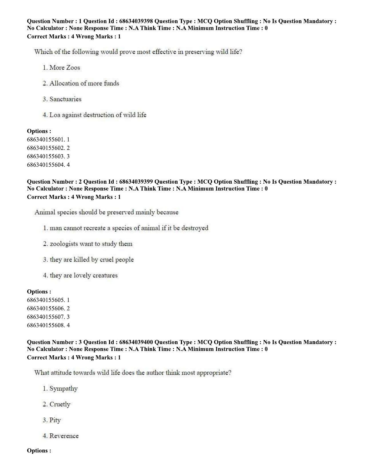 CUET PG 2023: SCQP05 – Biochemistry (Eng) - Shift 3 (25-06-2023) Question Paper - Page 5