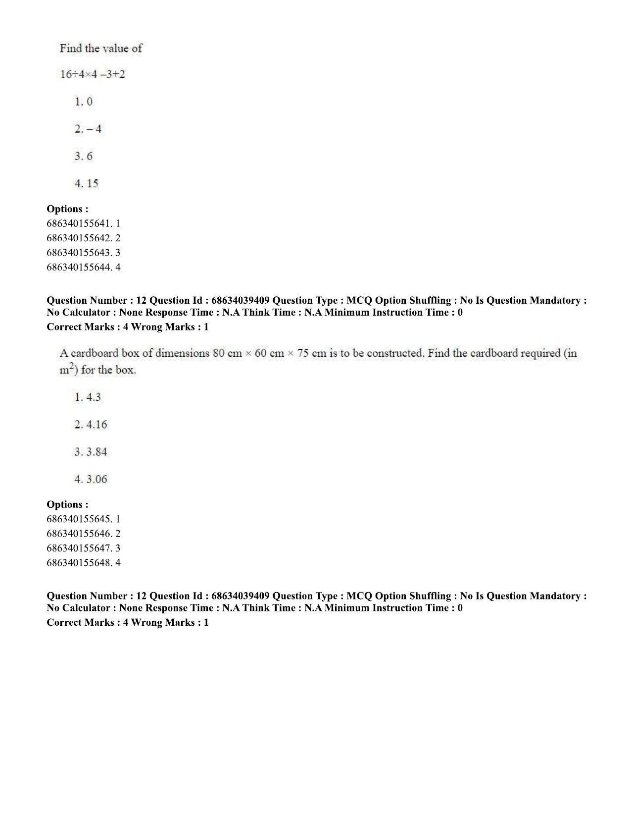 CUET PG 2023: SCQP05 – Biochemistry (Eng) - Shift 3 (25-06-2023) Question Paper - Page 12