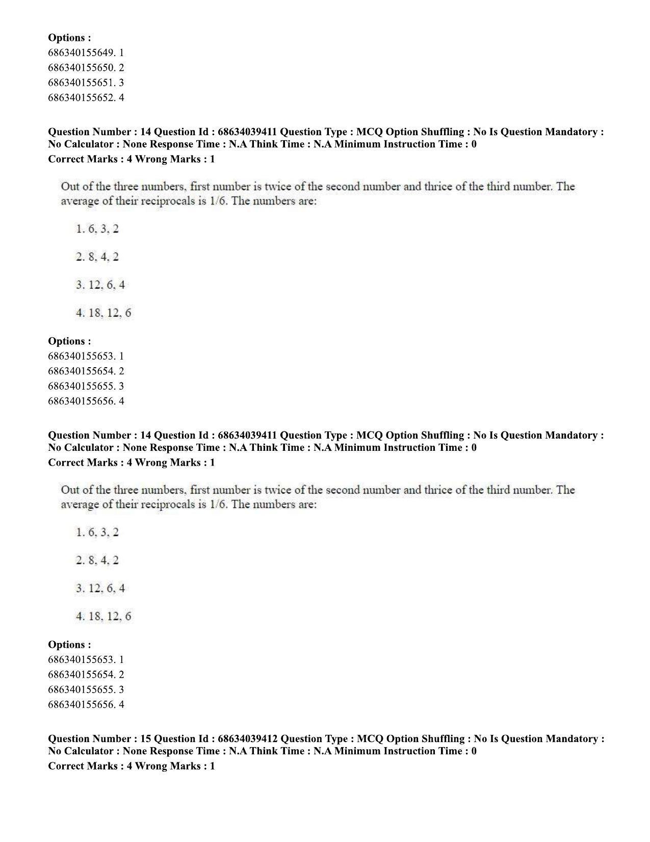 CUET PG 2023: SCQP05 – Biochemistry (Eng) - Shift 3 (25-06-2023) Question Paper - Page 14