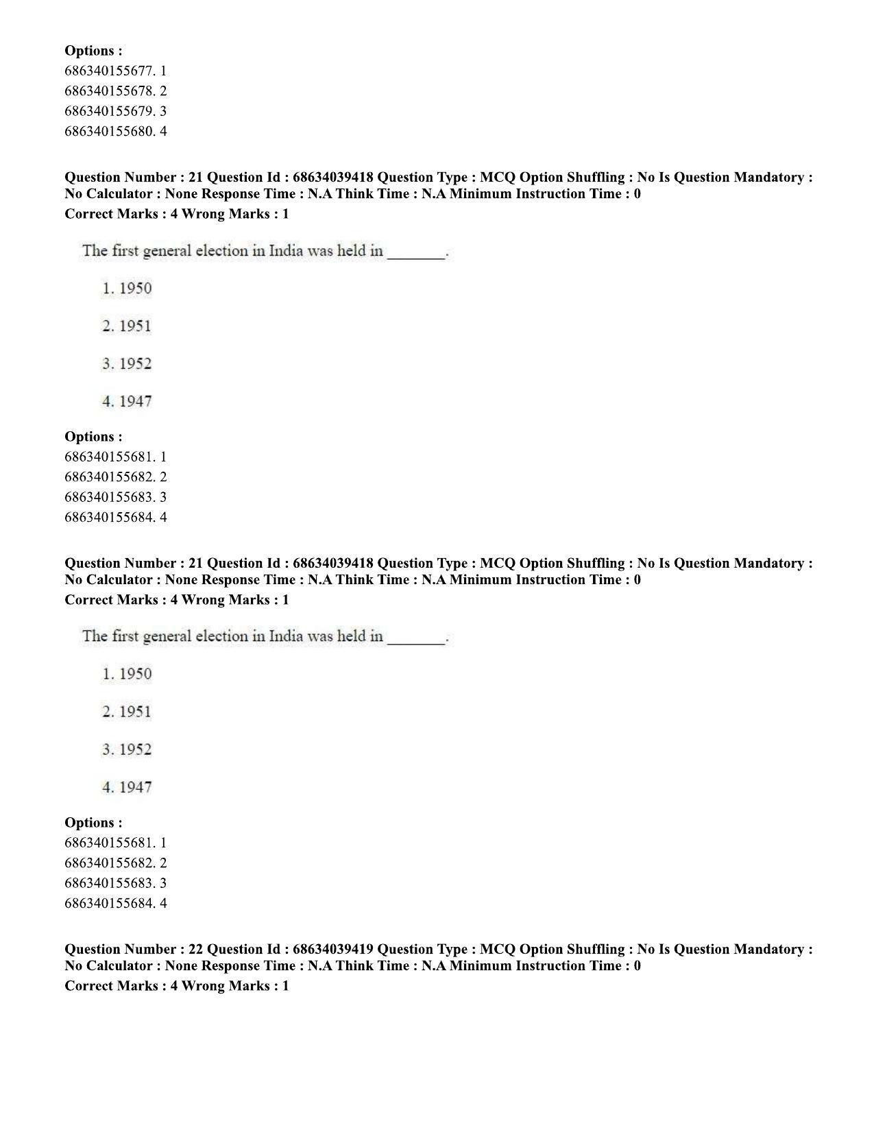 CUET PG 2023: SCQP05 – Biochemistry (Eng) - Shift 3 (25-06-2023) Question Paper - Page 20