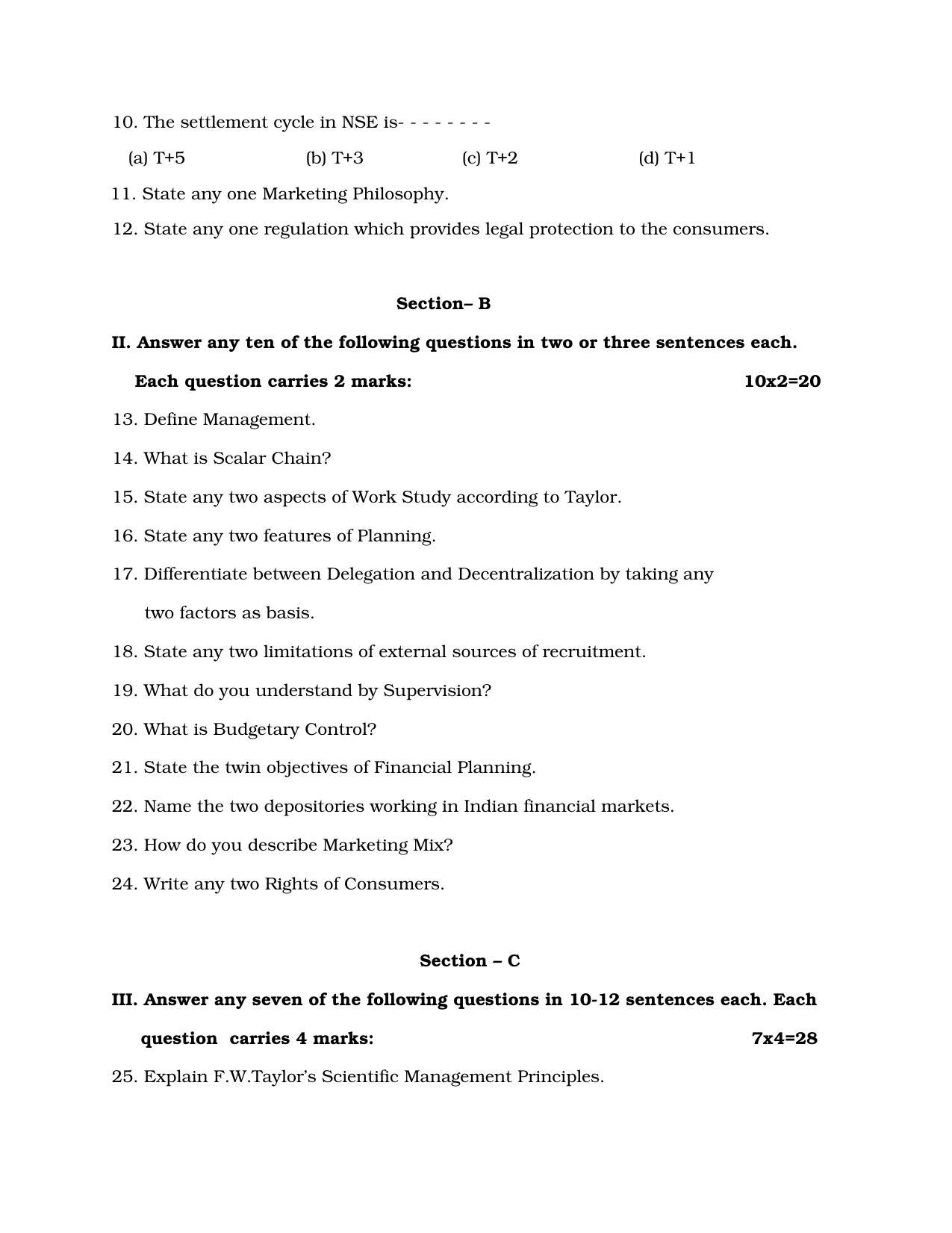Karnataka 2nd PUC Question Bank for Bussiness Studies - Page 25