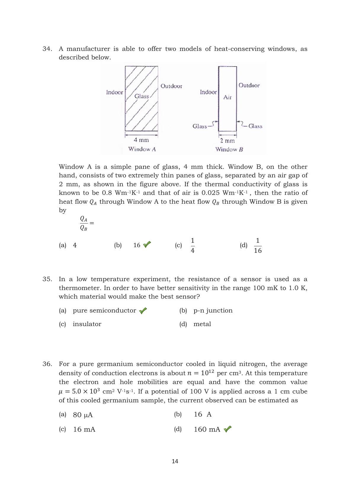 TIFR GS 2014 Physics Y Question Paper - Page 15