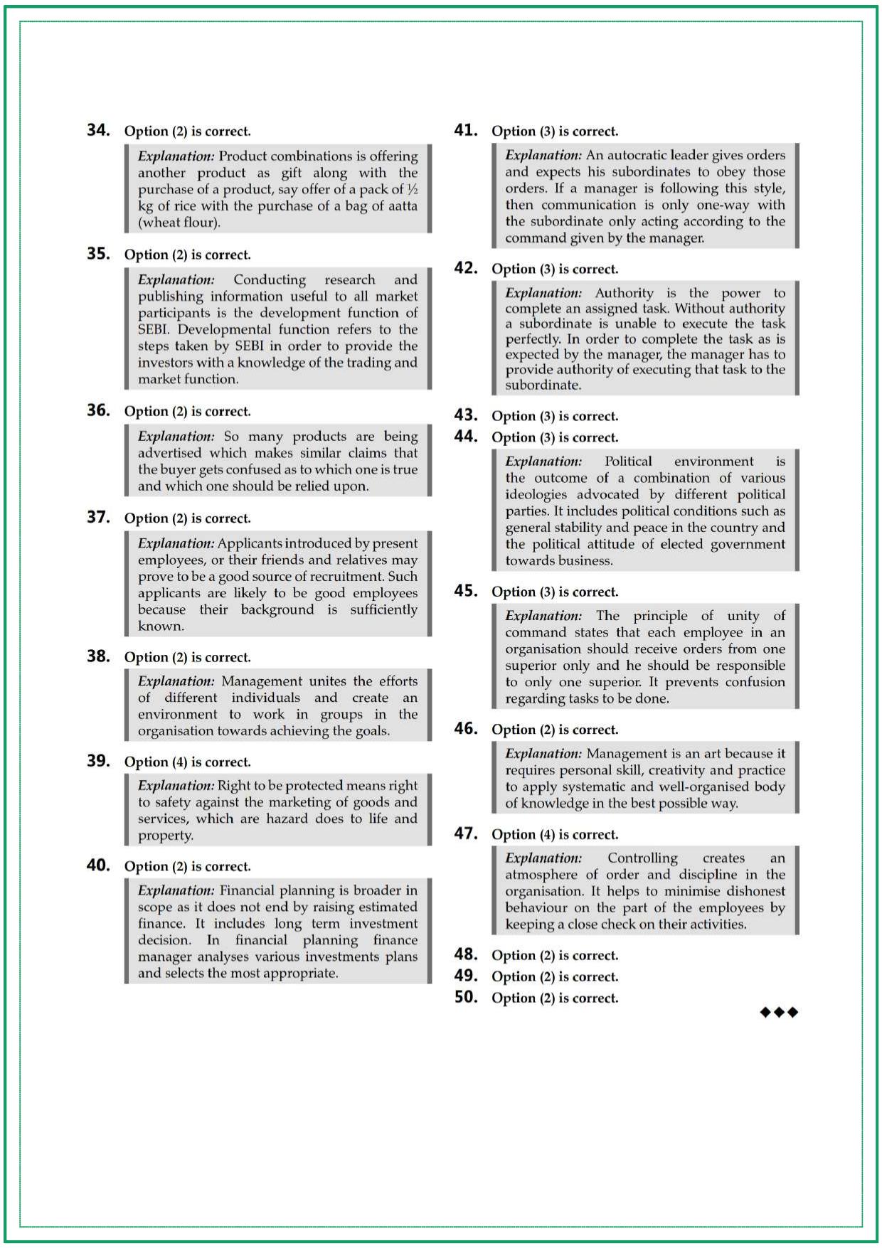 CUET UG Business Studies Sample Paper 5 - Page 8
