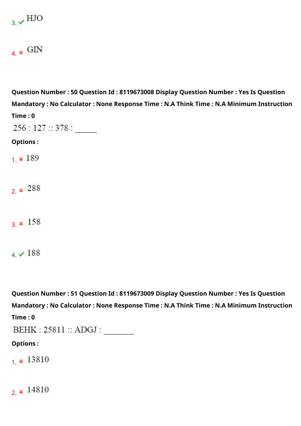 AP ICET 2024 Answer Key (Shift 1)  - Page 44