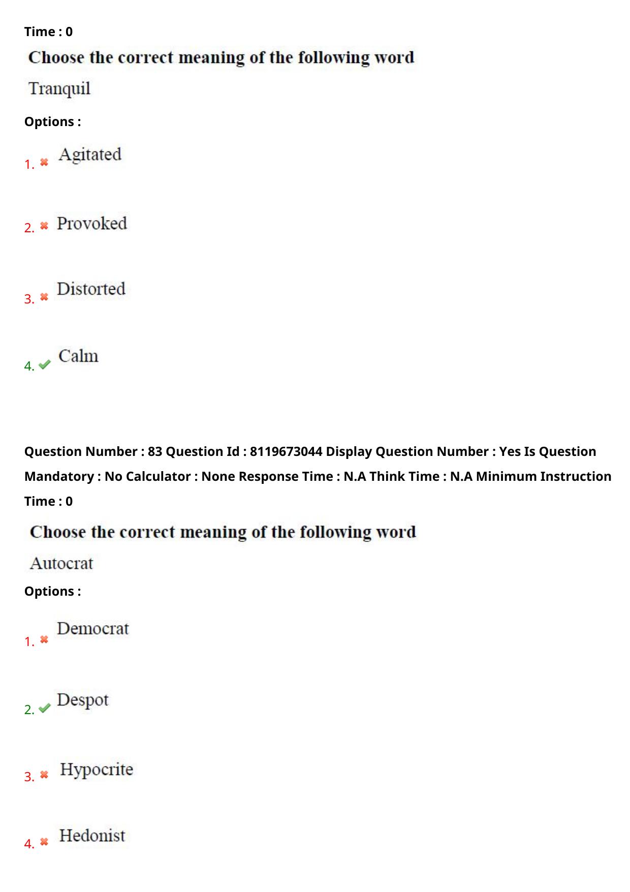 AP ICET 2024 Answer Key (Shift 1)  - Page 66