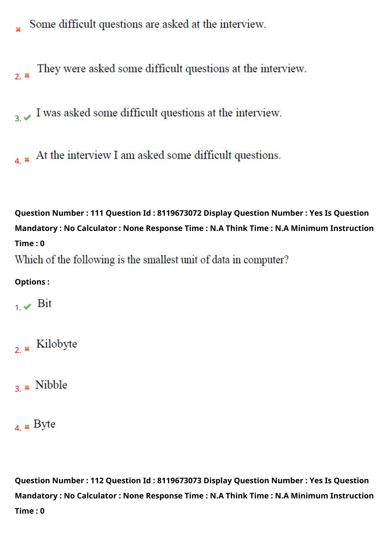 AP ICET 2024 Answer Key (Shift 1)  - Page 82