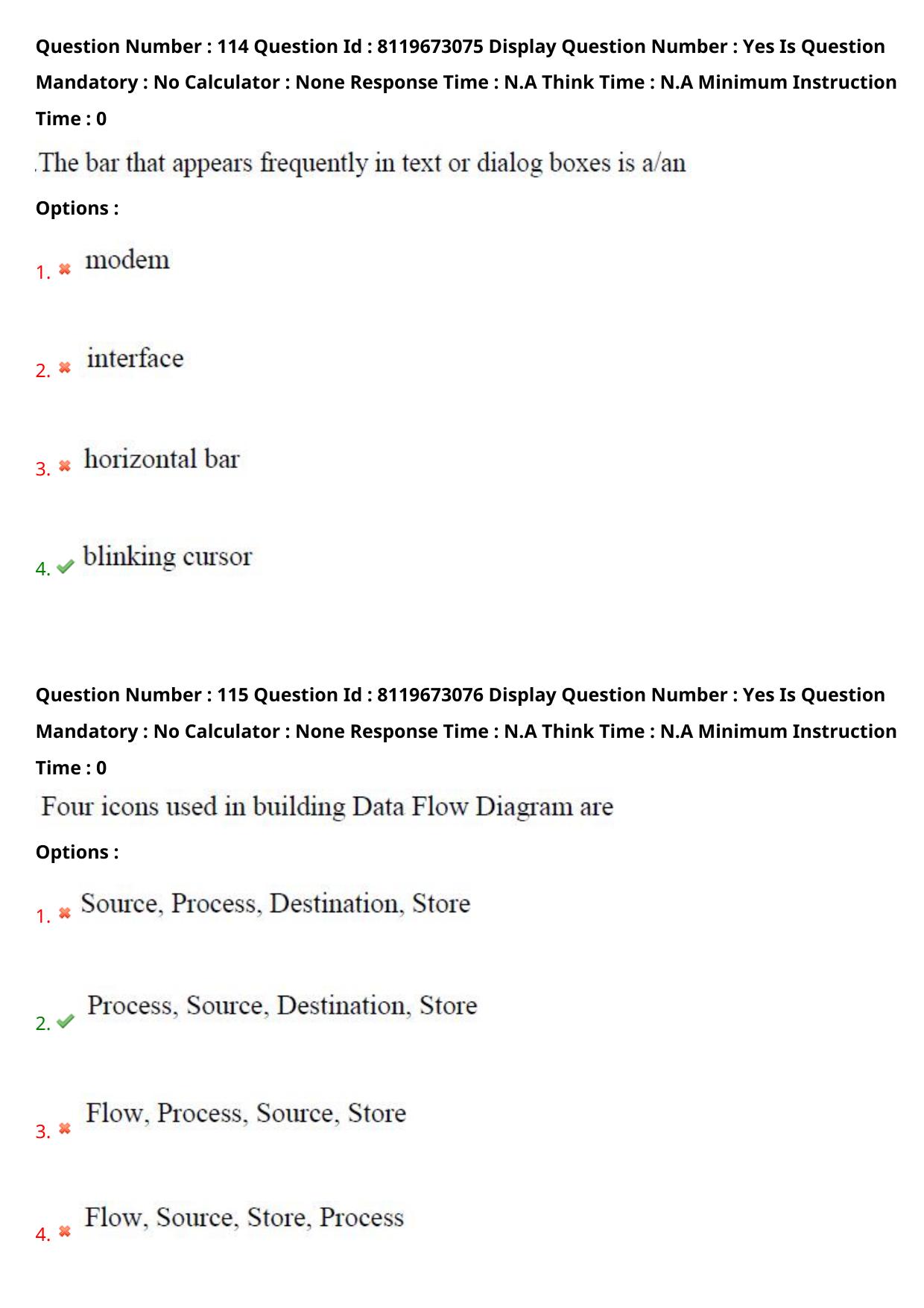 AP ICET 2024 Answer Key (Shift 1)  - Page 84