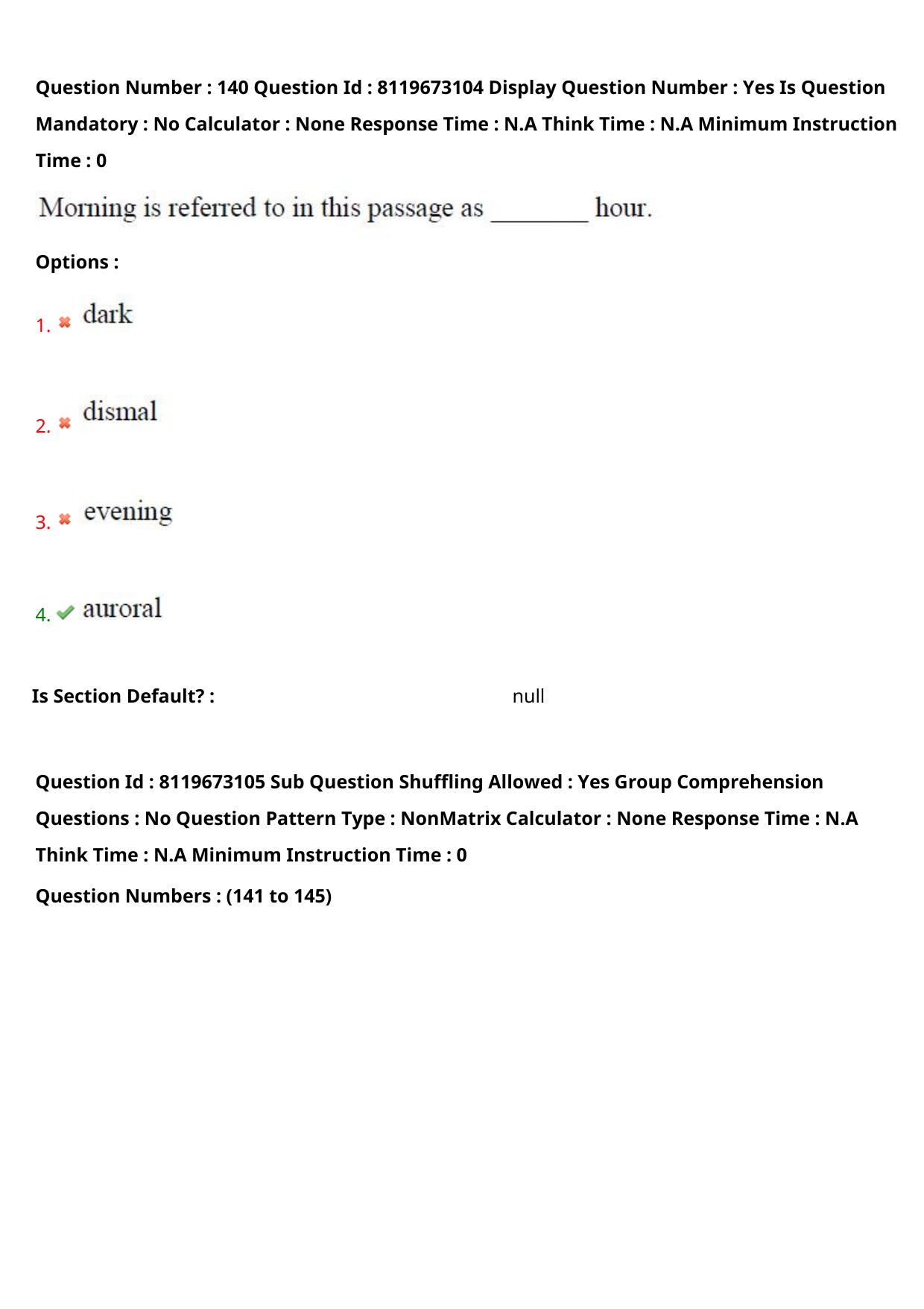 AP ICET 2024 Answer Key (Shift 1)  - Page 100
