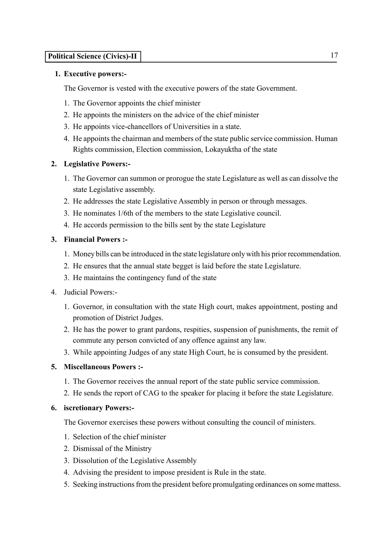 TS SCERT Inter 2nd Year Political Science II yr EM Path 1 (Telugu Medium) Text Book - Page 22