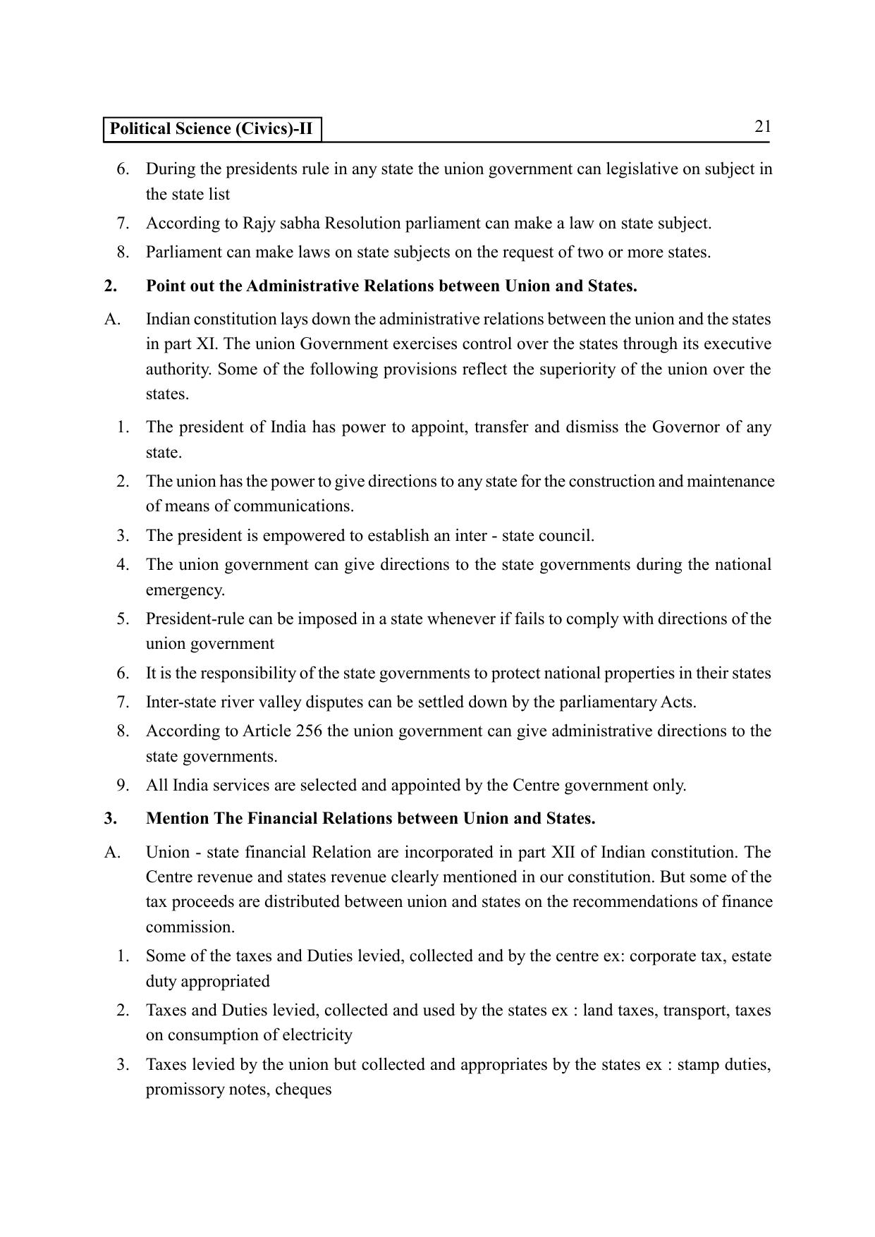 TS SCERT Inter 2nd Year Political Science II yr EM Path 1 (Telugu Medium) Text Book - Page 26