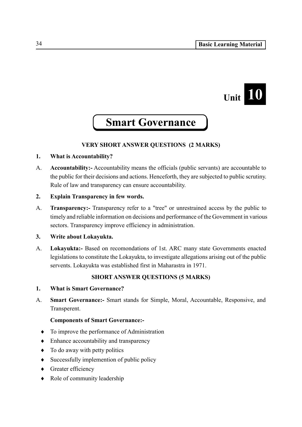 TS SCERT Inter 2nd Year Political Science II yr EM Path 1 (Telugu Medium) Text Book - Page 39