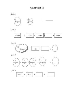 Worksheet for Class 1 Maths Chapter 12 Assignment