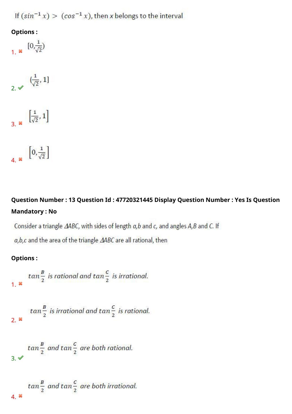 AP ECET 2021 - Mining Engineering Question Paper With Preliminary Keys Shift2 - Page 8