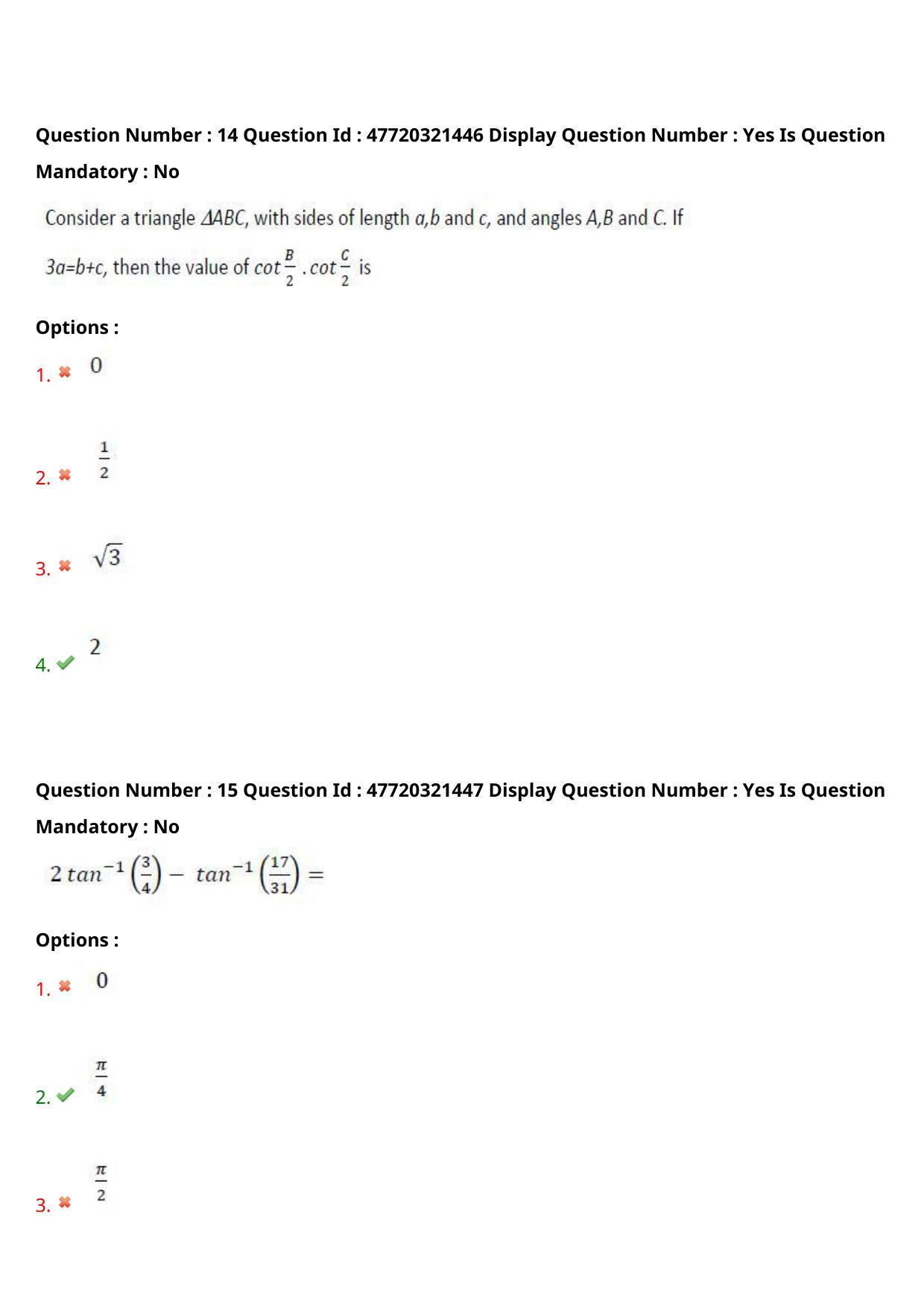 AP ECET 2021 - Mining Engineering Question Paper With Preliminary Keys Shift2 - Page 9