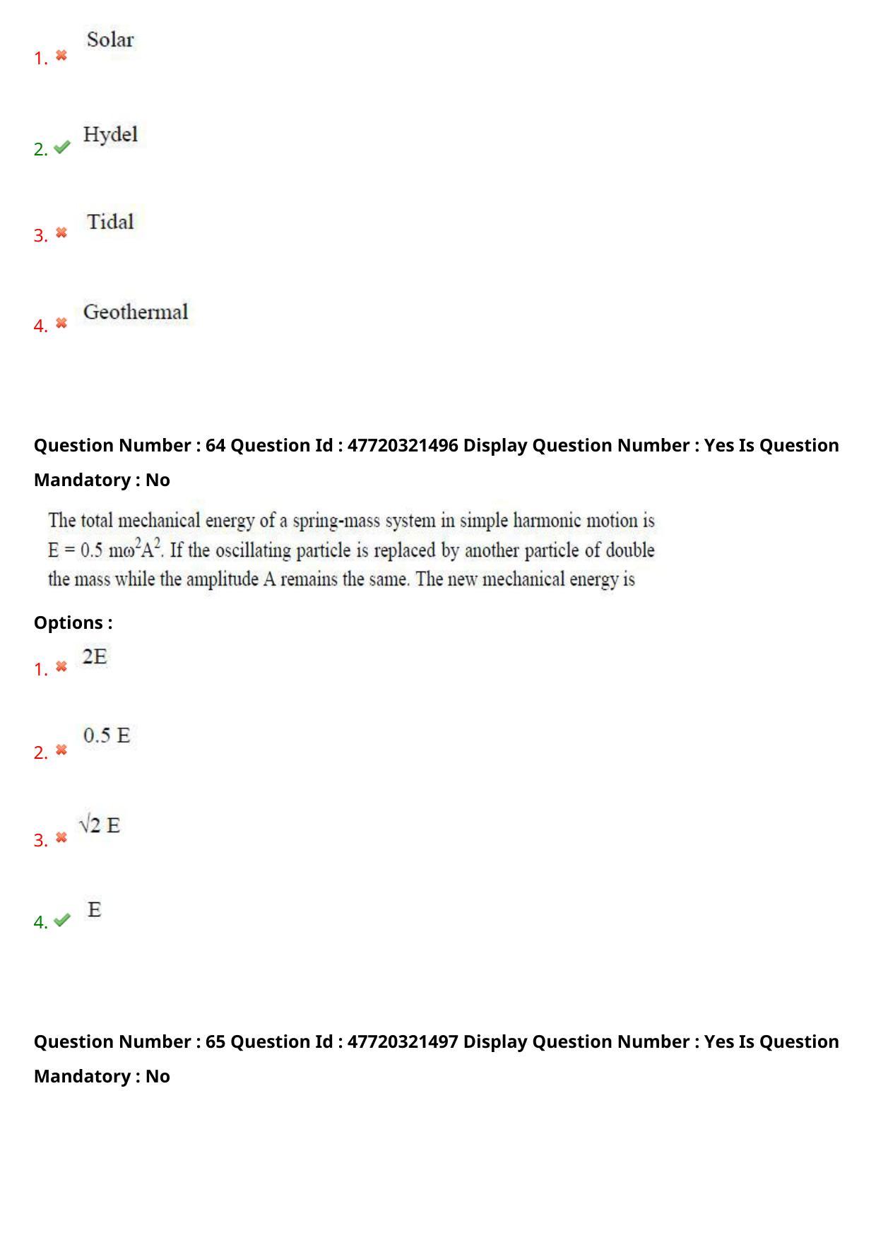 AP ECET 2021 - Mining Engineering Question Paper With Preliminary Keys Shift2 - Page 35