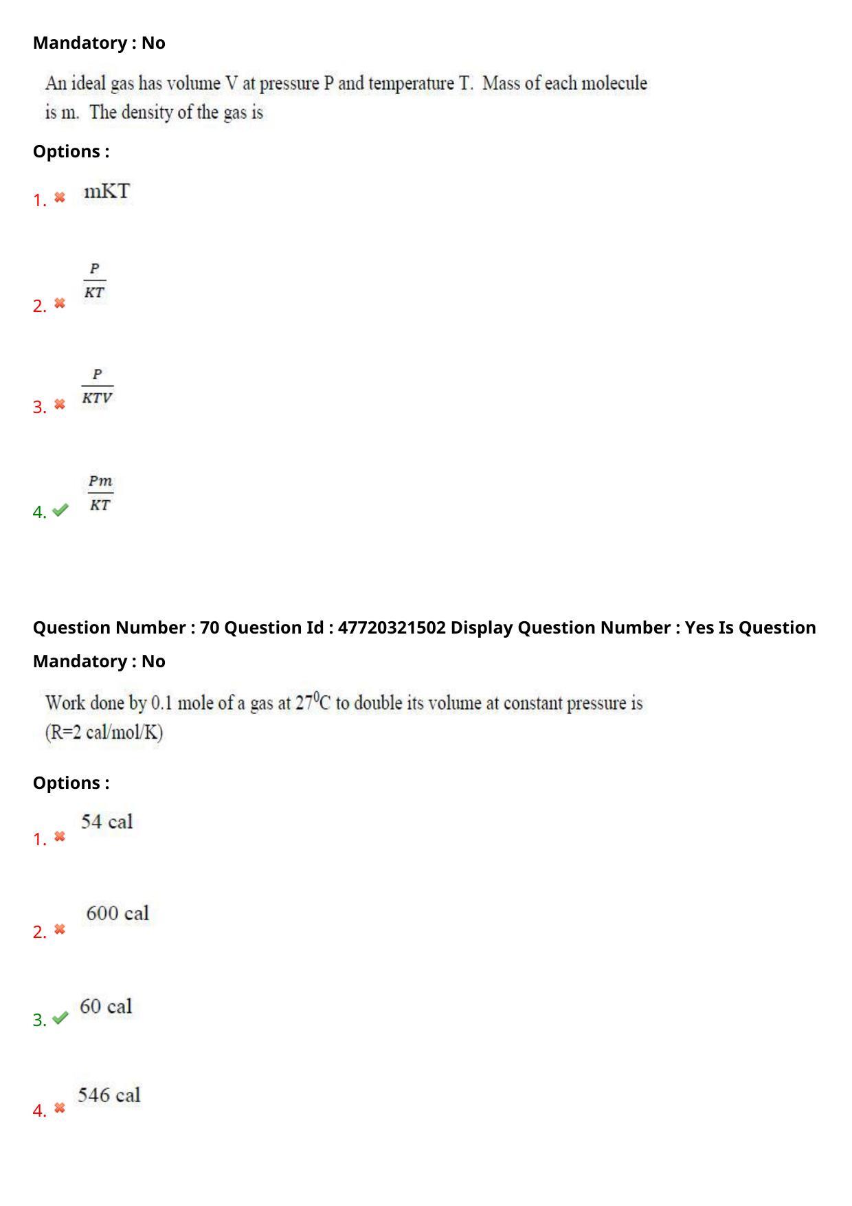 AP ECET 2021 - Mining Engineering Question Paper With Preliminary Keys Shift2 - Page 38