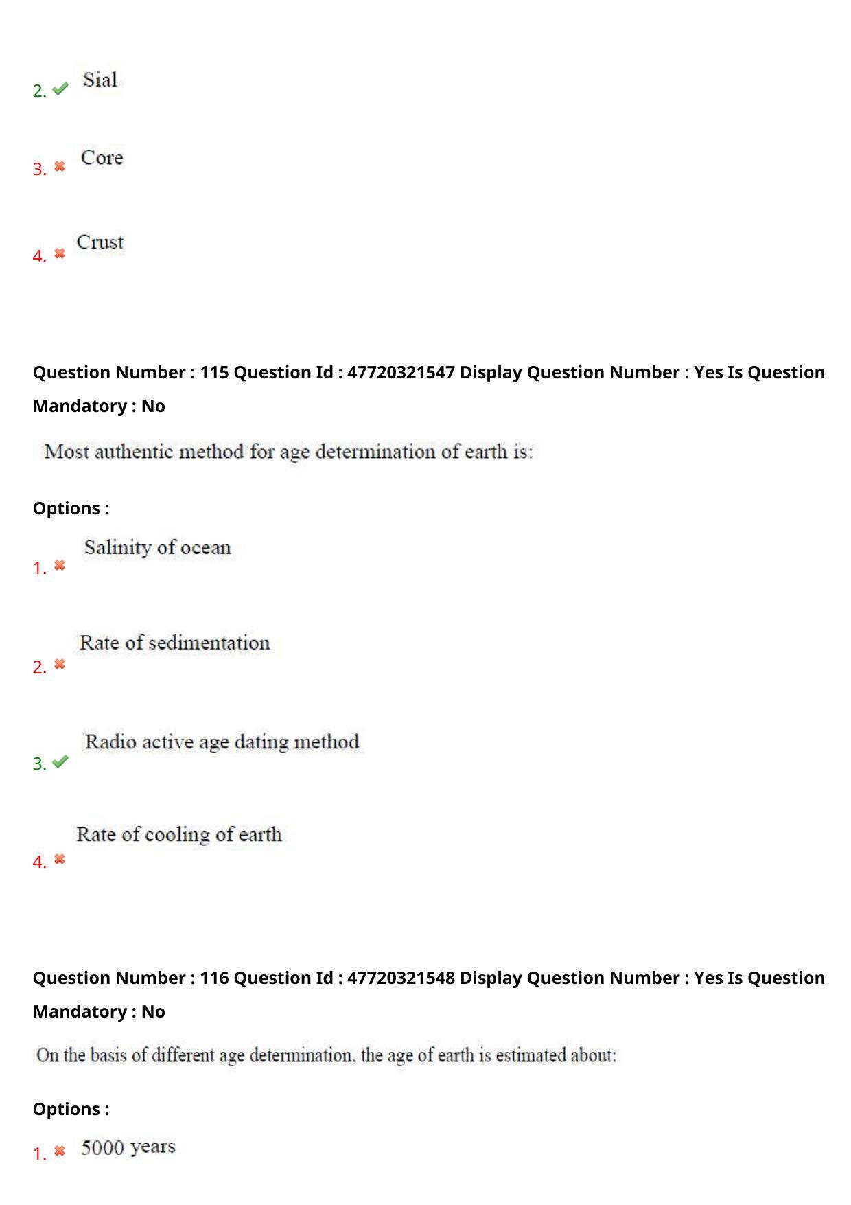 AP ECET 2021 - Mining Engineering Question Paper With Preliminary Keys Shift2 - Page 61