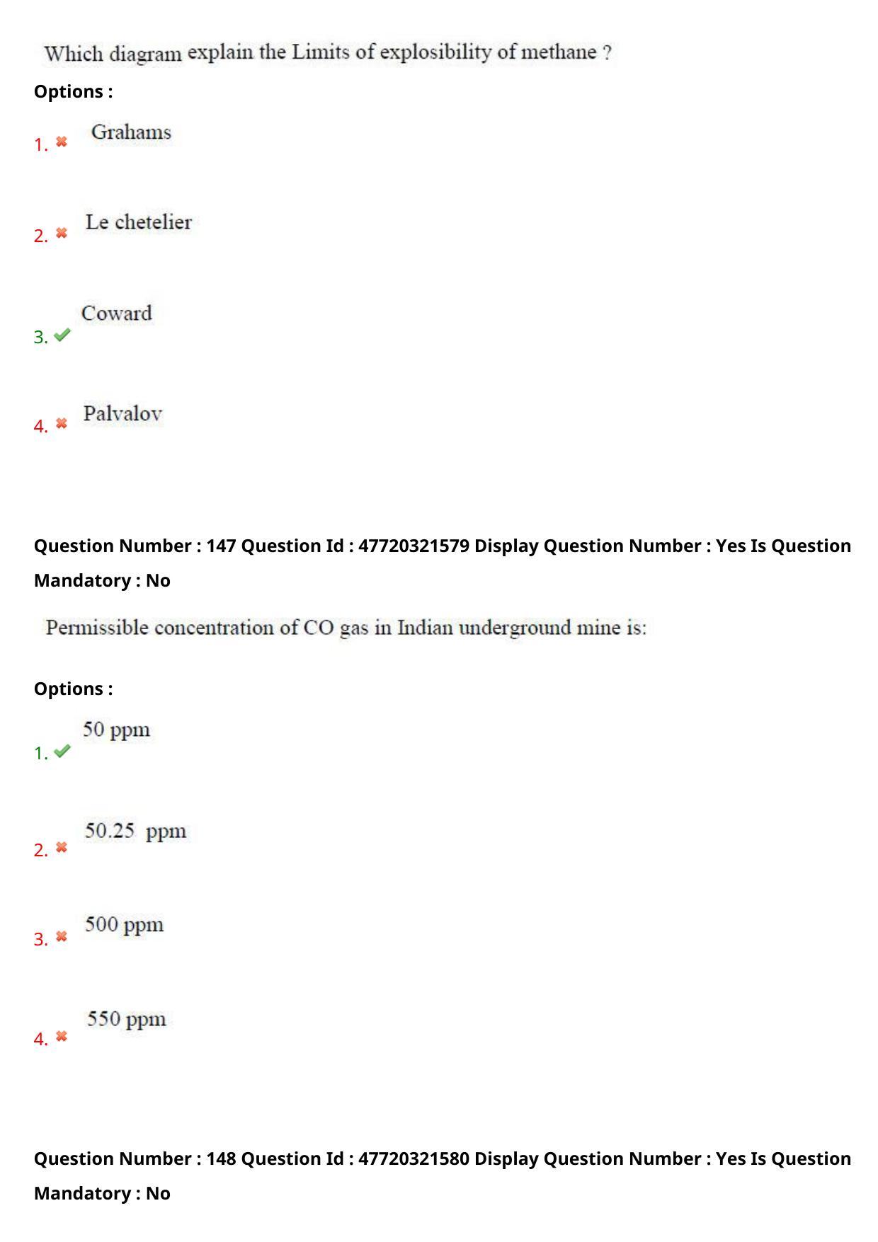 AP ECET 2021 - Mining Engineering Question Paper With Preliminary Keys Shift2 - Page 77