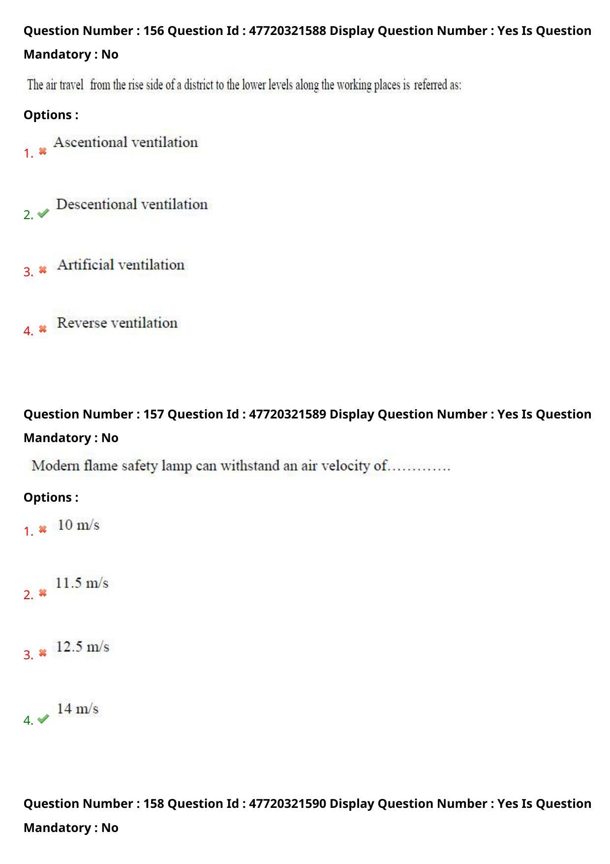 AP ECET 2021 - Mining Engineering Question Paper With Preliminary Keys Shift2 - Page 82