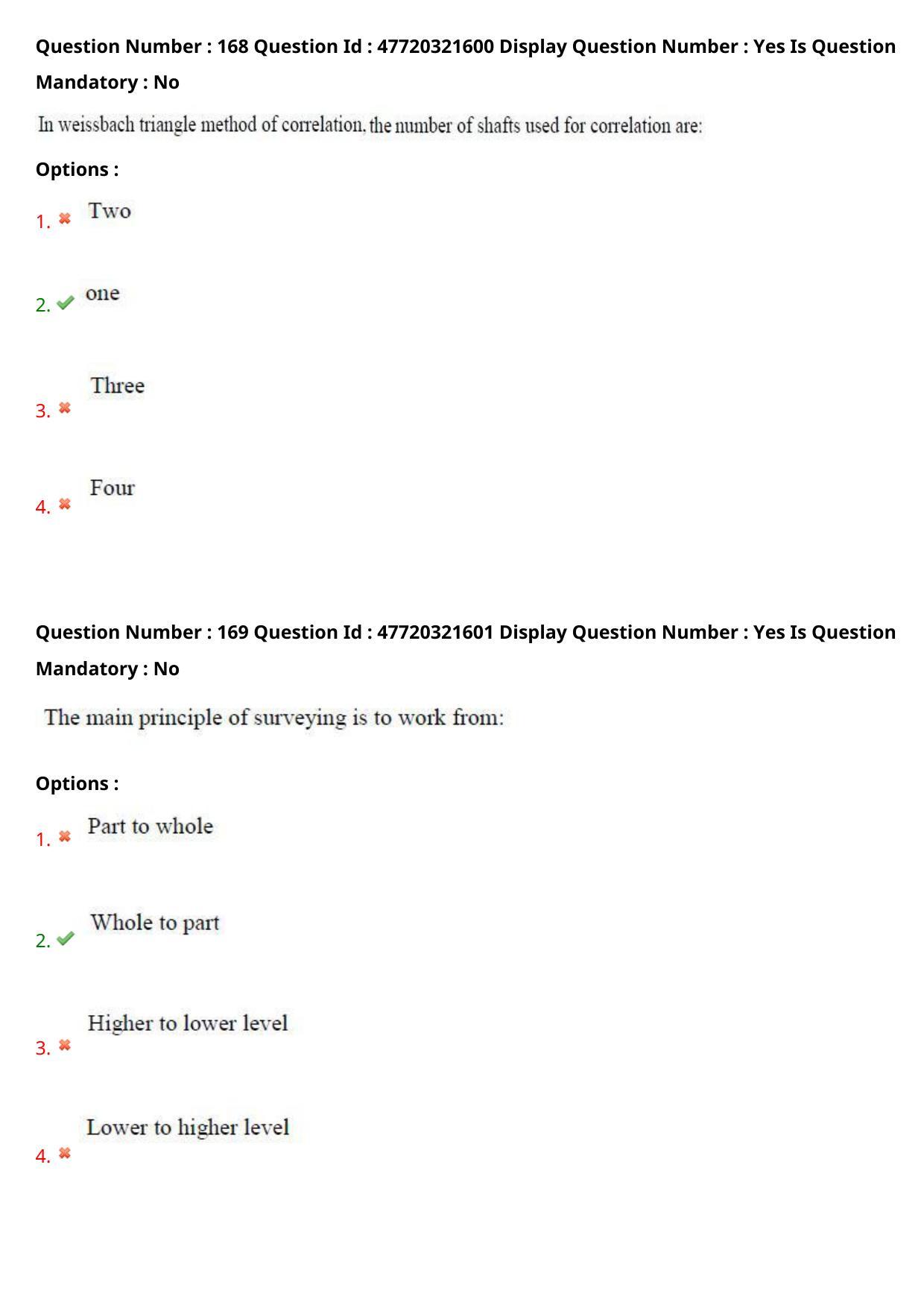 AP ECET 2021 - Mining Engineering Question Paper With Preliminary Keys Shift2 - Page 88