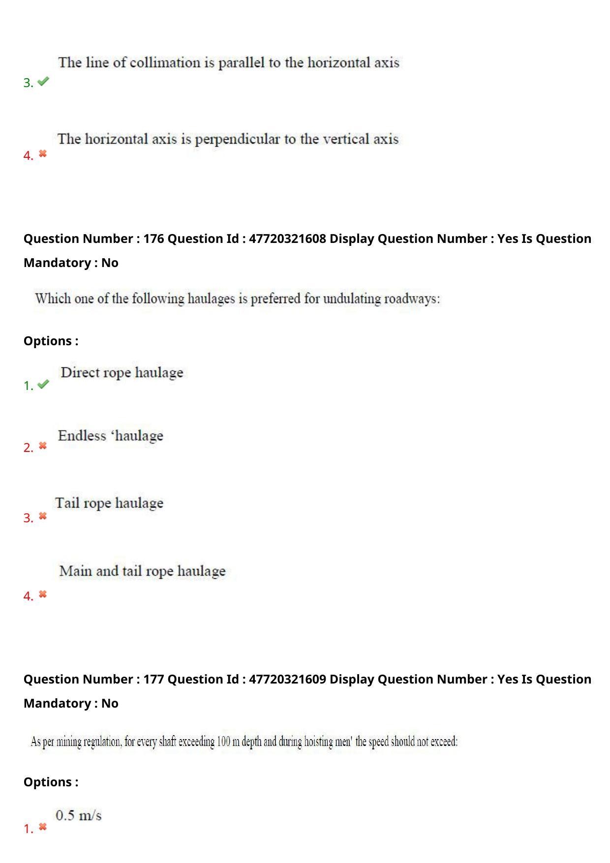 AP ECET 2021 - Mining Engineering Question Paper With Preliminary Keys Shift2 - Page 92