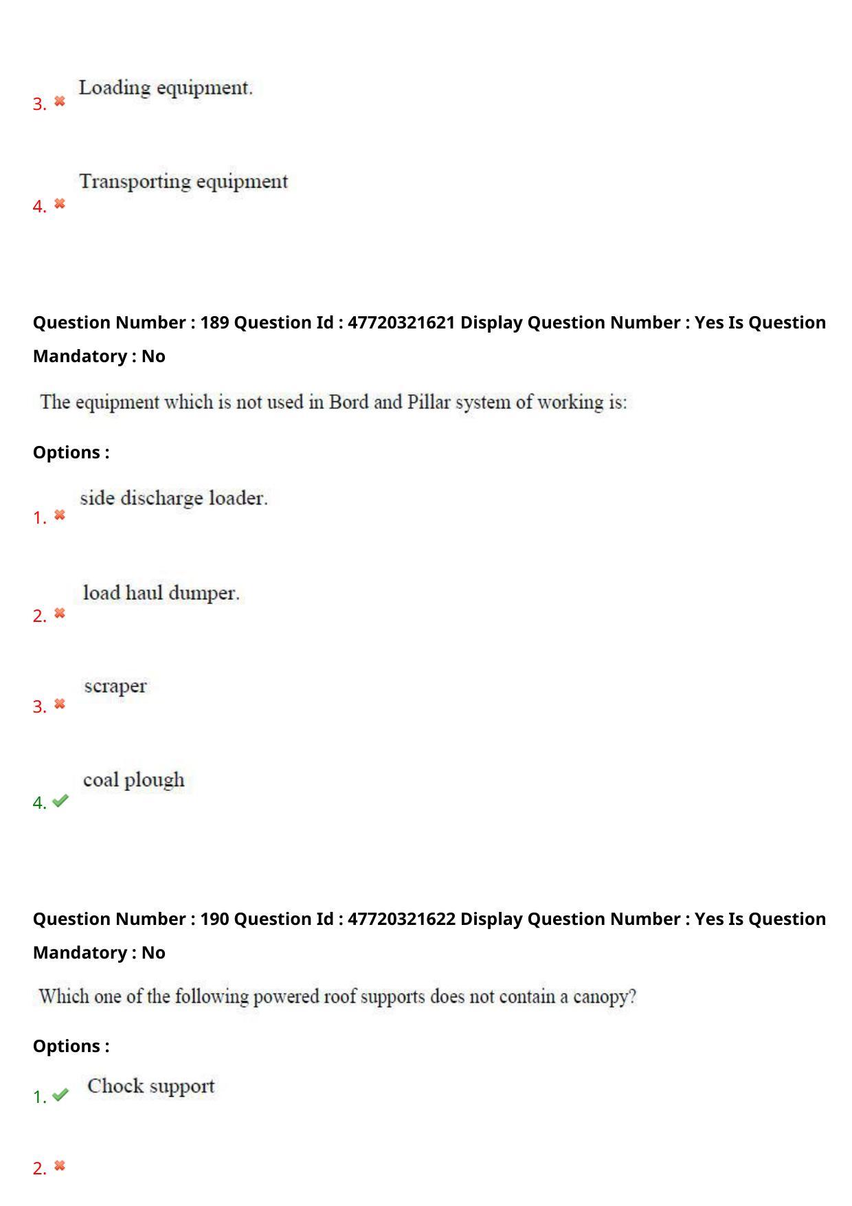 AP ECET 2021 - Mining Engineering Question Paper With Preliminary Keys Shift2 - Page 99